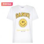 Farfetch 發(fā)發(fā)奇 現(xiàn)有 GANNI Smiley Sun 笑臉T恤現(xiàn)特價(jià)￥799